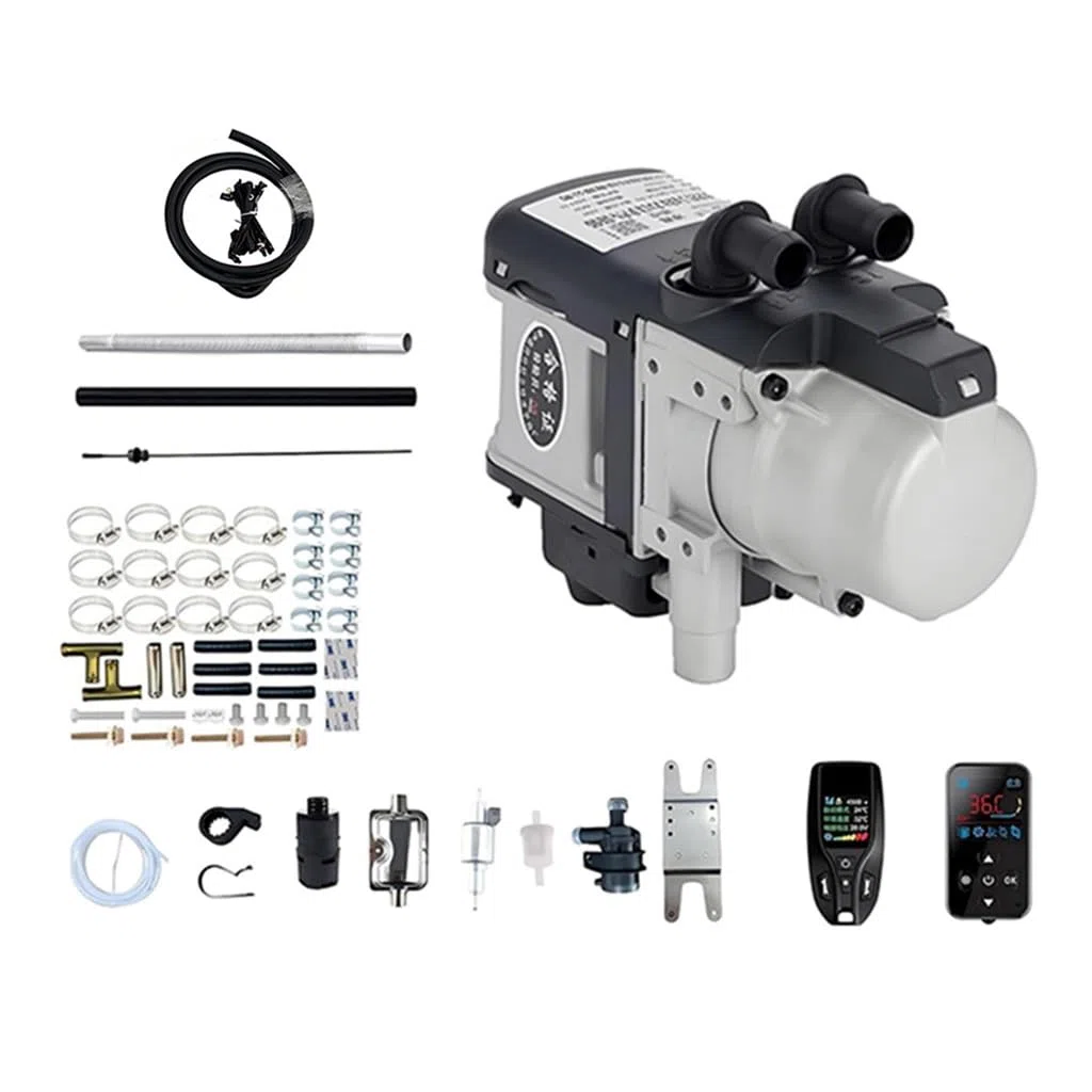 Autonome Wasserheizung 5,2KW 12V/24V Diesel für Vorwärmung von E-Fahrzeug Batterien und Verbrennungsmotoren von SUV LKW und Baumaschinen Motor-Schutz-System Kit(12V)
