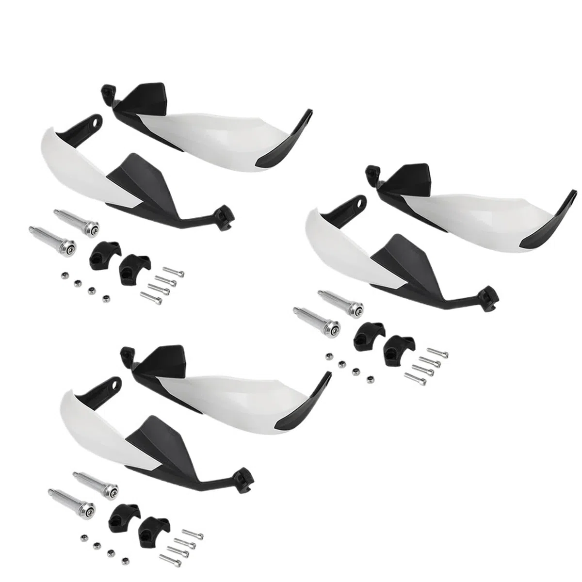 Motorrad Lenker Protector Passend für K&TM Duke Super Abenteuer Handschutz Motorräder Zubehör Hand Schutz Griff Abdeckung(3PCS White)